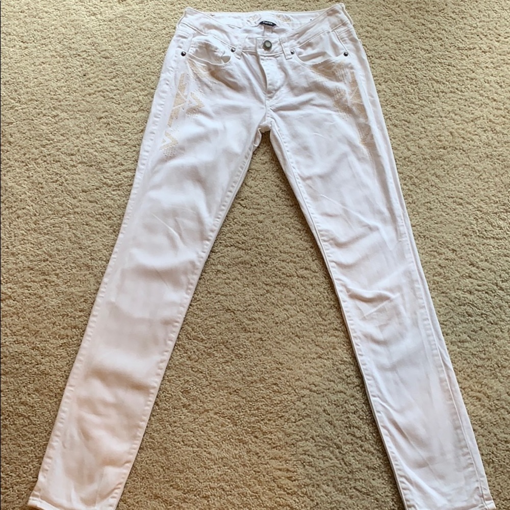 American Eagle White Skinny Stretch Jeans Pants 6